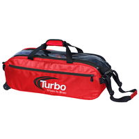 Turbo Pursuit Slim Triple Tote Red/Black MAIN Image