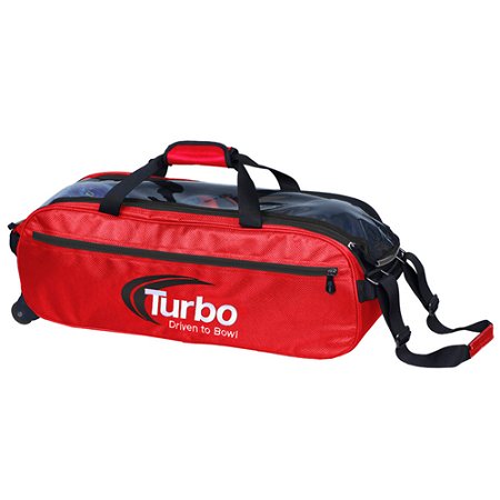 Turbo Pursuit Slim Triple Tote Red/Black Main Image