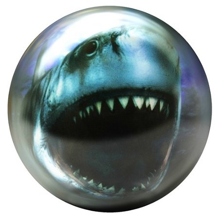 Brunswick Shark Glow Viz-A-Ball-ALMOST NEW Main Image