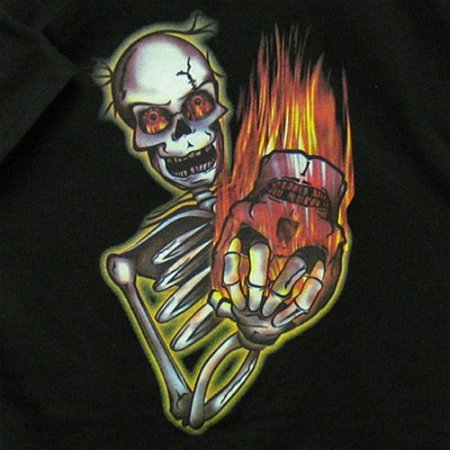 Skull Bowler T-shirt Black Main Image