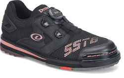 Dexter Womens SST 8 Power Frame BOA Black/Dusty Rose Bowling Shoes
