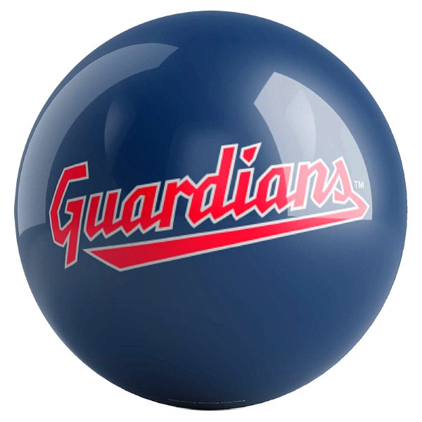 OnTheBallBowling MLB Cleveland Guardians Logo Ball Alt Image
