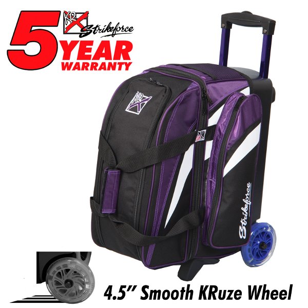 KR Strikeforce Cruiser Smooth Double Roller Purple/White/Black Alt Image