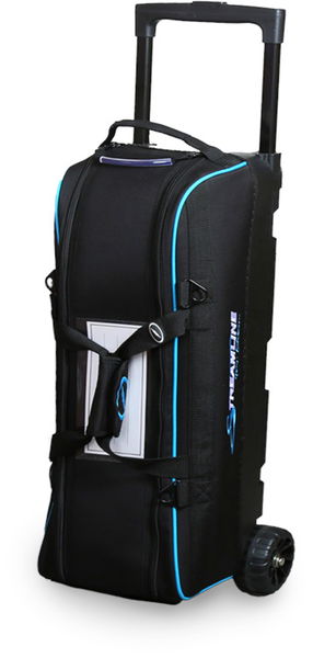 Storm 3 Ball Inline Roller Bowling Bag - Tour Edition - Black/Blue FREE  SHIPPING 