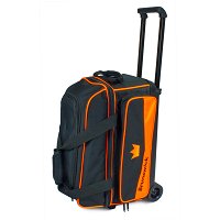 Brunswick Zone Double Roller Orange Bowling Bags
