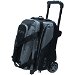 Review the Elite Deluxe Double Roller Black Grey Bowling Bag
