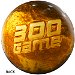 OnTheBallBowling 300 Game Gold Award Ball Alt Image