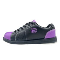 Elite Youth Classic Black/Purple Bowling Shoes