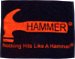 Review the Hammer Loomed Towel Black/Orange