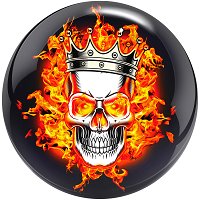 Brunswick Flaming Skull Viz-A-Ball Bowling Balls