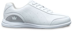 Brunswick Youth Mystic White/Silver Bowling Shoes