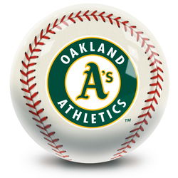 KR Strikeforce MLB Ball Oakland Athletics Bowling Balls