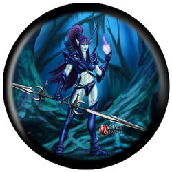 OnTheBallBowling Michael Graham Design Dark Elf Bowling Balls