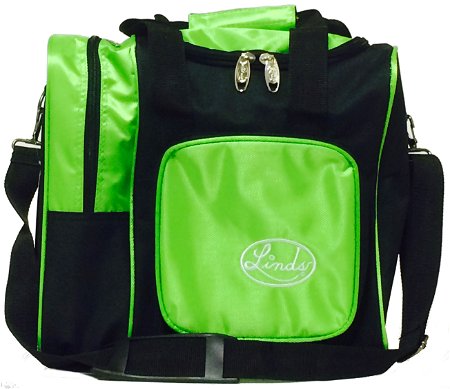 Linds Deluxe Single Tote Black/Lime Main Image