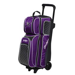 KR Strikeforce Royal Flush Triple Roller Purple Bowling Bags