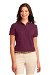Port Authority Womens Silk Touch Polo Shirt Maroon