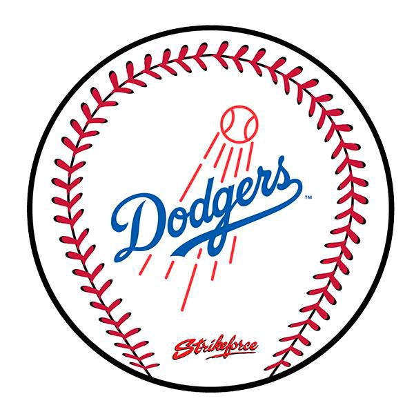 KR Strikeforce MLB Round Shammy Los Angeles Dodgers MAIN Image - Main Image