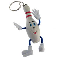Bowling Pin Doll Keychain MAIN Image