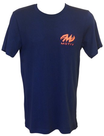 Motiv Mens Pride T-Shirt Navy/Orange Main Image