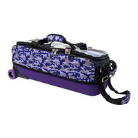 KR Strikeforce Fast Slim Triple Roller Tote Purple Camo MAIN Image