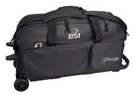 BSI Prestige Triple Black Roller Bowling Bags