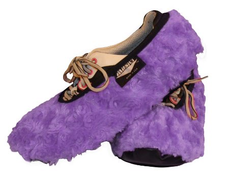 Master Ladies Shoe Covers Fuzzy Lavender Main Image