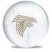 Review the OnTheBallBowling NFL Atlanta Falcons White Marble Ball