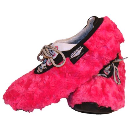 Master Ladies Shoe Covers Fuzzy Fuchsia Main Image