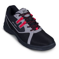 KR Strikeforce Mens Ignite Black/Grey/Red Right Hand Wide Width Bowling Shoes