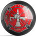 OnTheBallBowling Fire Dept Shield Black Alt Image