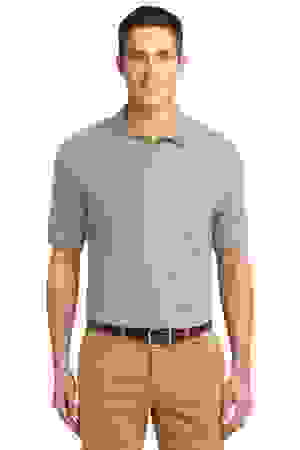 Port Authority Mens Silk Touch Polo Shirt Stone MAIN Image - Main Image