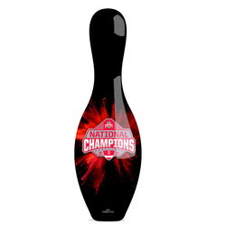 OnTheBallBowling NCAAF 2024 National Champions Ohio State Buckeyes Pin Black