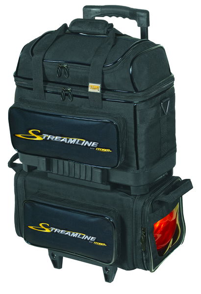 Storm Streamline 4 Ball Roller Bowling Bag- Black/Blue