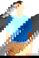 Port Authority Mens Silk Touch Polo Shirt Strong Blue MAIN Image