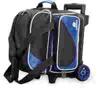 Ebonite Transport Single Ball Roller Blue Bowling Bags