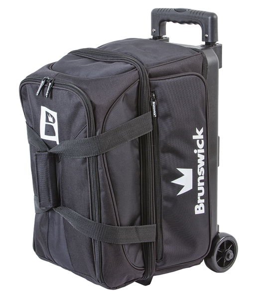 Brunswick Bowling Ball Bag Black with Side and Front Accessory