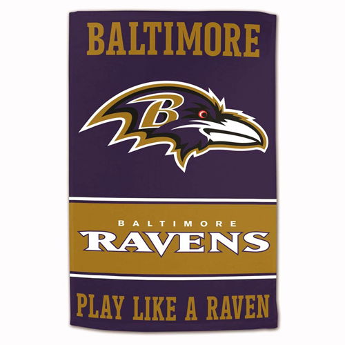 Baltimore Ravens NFL Helmet Logo Bowling Ball