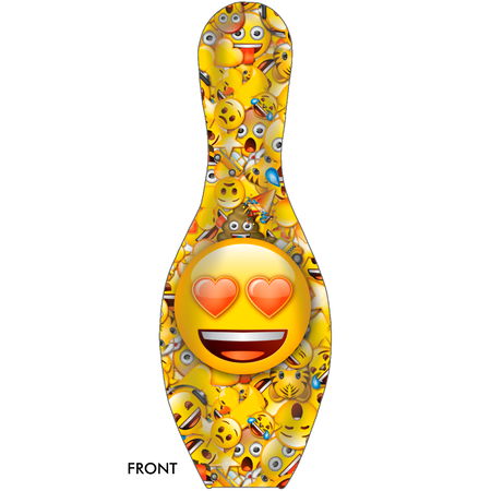 OnTheBallBowling Bowling Emoji Who Loves Ya Pin Main Image