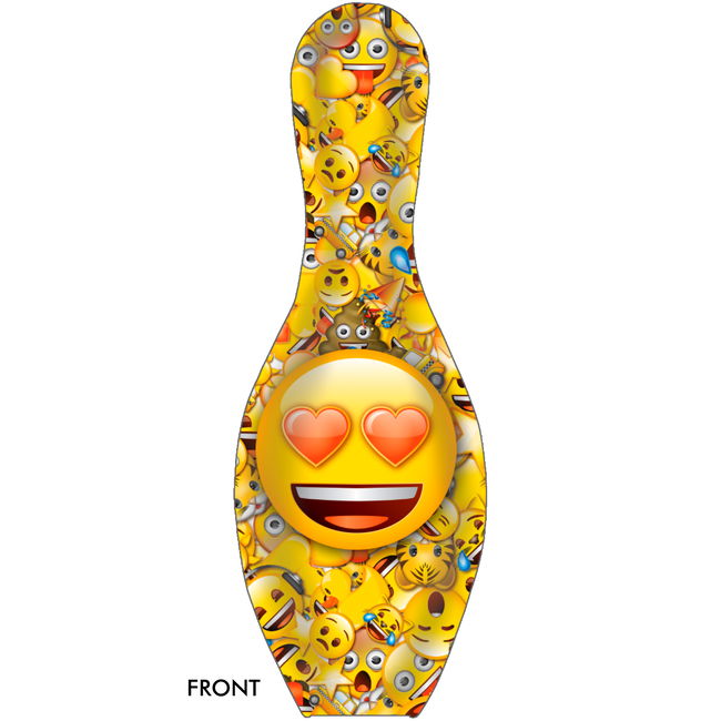 OnTheBallBowling Bowling Emoji Who Loves Ya Pin MAIN Image - Main Image