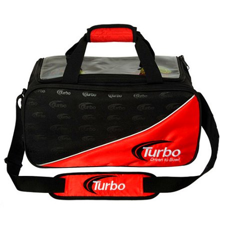 Turbo 2 Ball Tour Tote Black/Red Clear Top Main Image