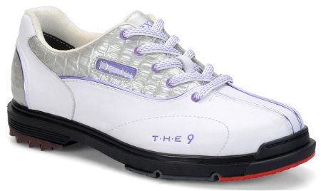 Dexter Womens THE 9 White/Silver Crocodile Right Hand or Left Hand WIDE WIDTH Main Image