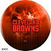 KR Strikeforce NFL on Fire Cleveland Browns Ball Alt Image