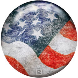 Brunswick Stars and Stripes Viz-A-Ball Bowling Balls