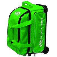 Vise 2 Ball Economy Roller Green Bowling Bags