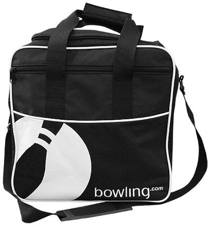 Bowling.com Single Tote Black/White - Old Main Image