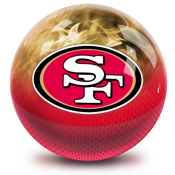 KR Strikeforce NFL on Fire San Francisco 49ers Ball MAIN Image - Main Image