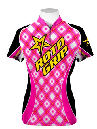 Roto Grip Womens Jersey Pink/Black/Yellow Main Image