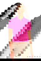 Port Authority Womens Silk Touch Polo Shirt Tropical Pink MAIN Image