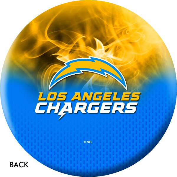 KR Strikeforce NFL on Fire Los Angeles Chargers Ball Alt Image