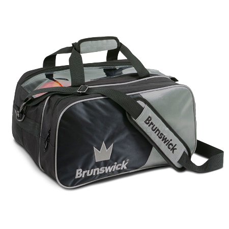 Brunswick Crown Double Tote Silver With Pouch Main Image